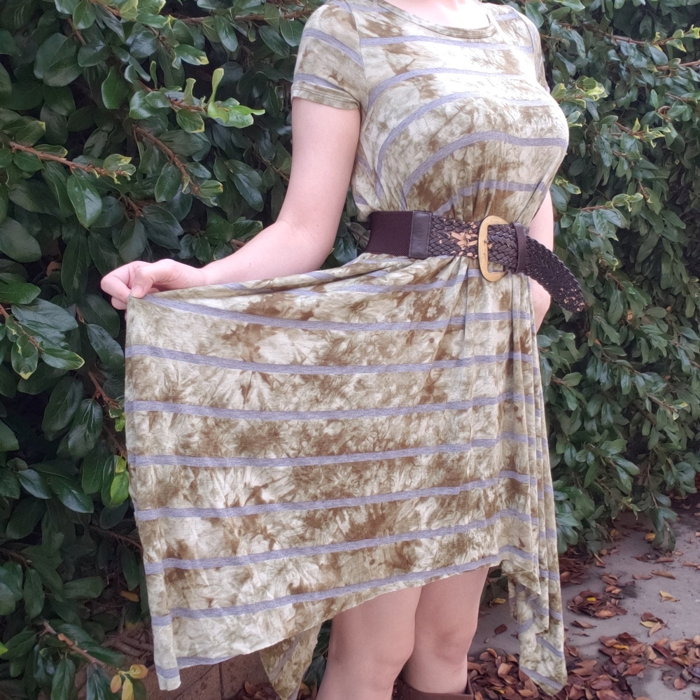 Mansion Chic asymmetrical dress